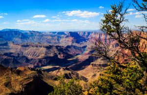 The layered cliffs of the Grand Canyon at sunset in Arizona The layered cliffs of the Grand Canyon at sunset in Arizona